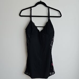 La SENZA Black Mesh Detail Lingerie